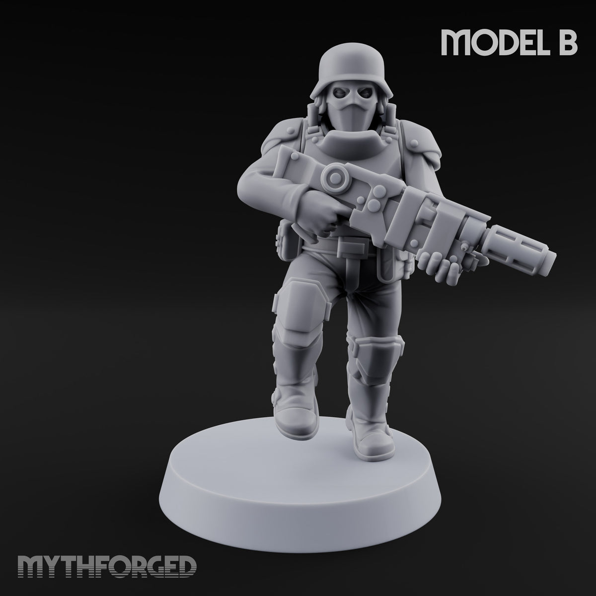 Breathe Easy, Fight Hard Human Gas-Masked Soldier B — 2