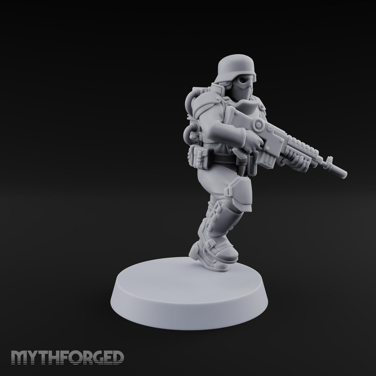 Breathe Easy, Fight Hard Human Gas-Masked Soldier B — 3