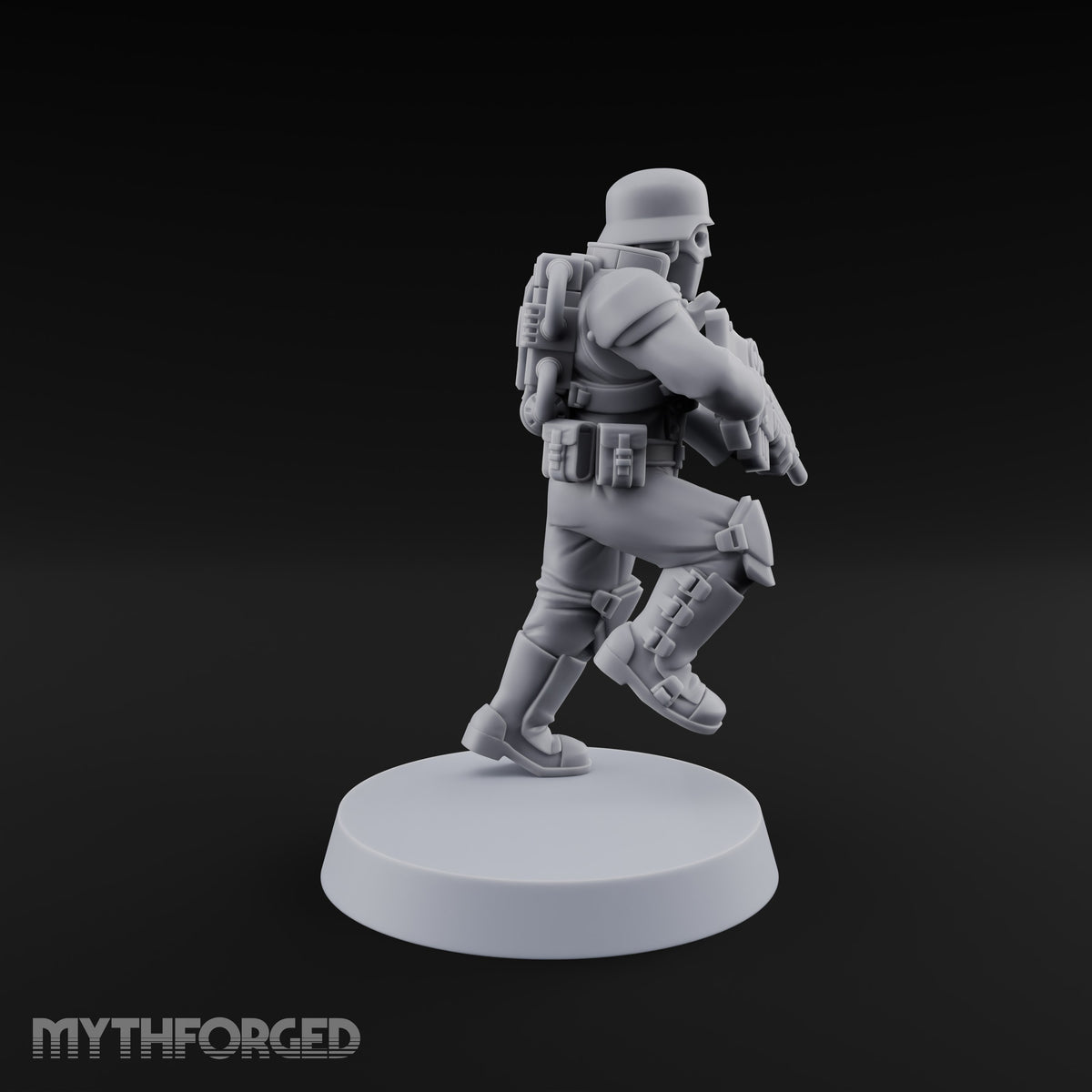 Breathe Easy, Fight Hard Human Gas-Masked Soldier B — 3