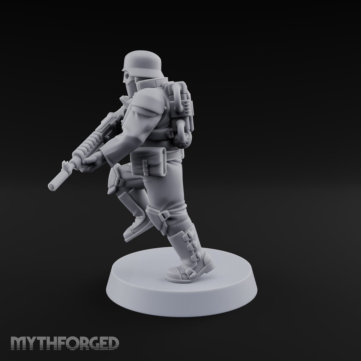 Breathe Easy, Fight Hard Human Gas-Masked Soldier B — 3