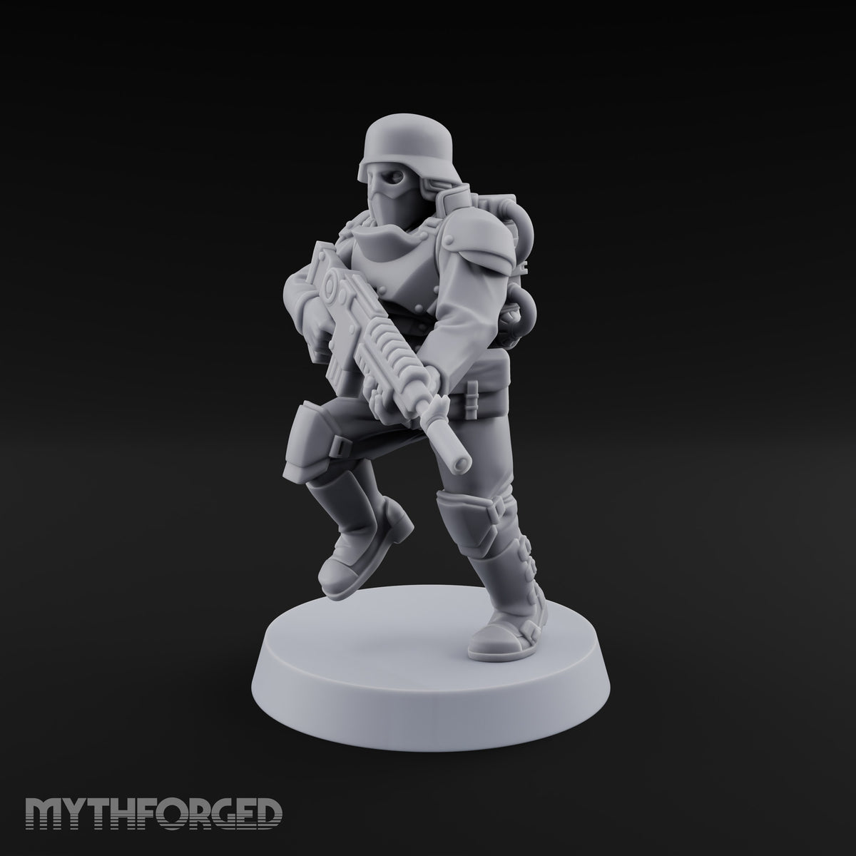 Breathe Easy, Fight Hard Human Gas-Masked Soldier B — 3