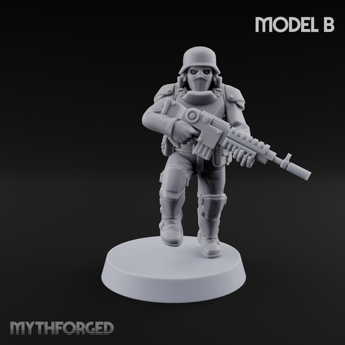 Breathe Easy, Fight Hard Human Gas-Masked Soldier B — 3