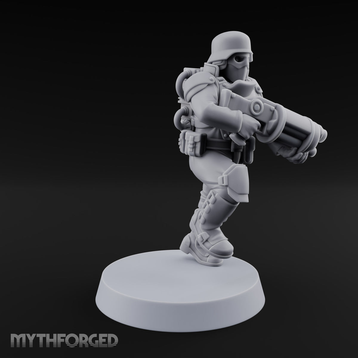 Breathe Easy, Fight Hard Human Gas-Masked Soldier B — 4