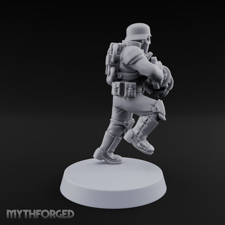 Breathe Easy, Fight Hard Human Gas-Masked Soldier B — 4