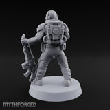 Breathe Easy, Fight Hard Human Gas-Masked Soldier C