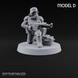 Breathe Easy, Fight Hard Human Gas-Masked Soldier D