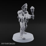 Breathe Easy, Fight Hard Human Gas-Masked Soldier E — Mace and Pistol 1