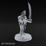Breathe Easy, Fight Hard Human Gas-Masked Soldier E — Sword and Pistol 2