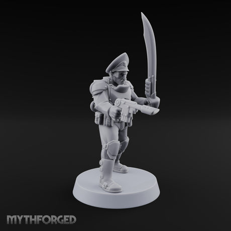 Breathe Easy, Fight Hard Human Gas-Masked Soldier E — Sword and Pistol 2