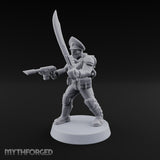 Breathe Easy, Fight Hard Human Gas-Masked Soldier E — Sword and Pistol 2
