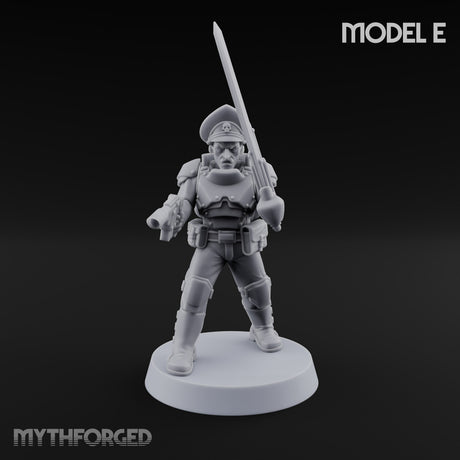 Breathe Easy, Fight Hard Human Gas-Masked Soldier E — Sword and Pistol 2