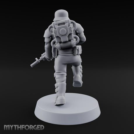 Trust the Moustache Human Armoured Heavy Weapons Soldier A — Gun 1