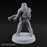 Trust the Moustache Human Armoured Heavy Weapons Soldier B — Gun 2