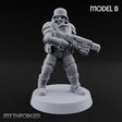 Trust the Moustache Human Armoured Heavy Weapons Soldier B — Gun 2