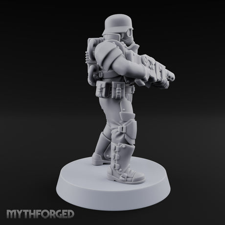 Trust the Moustache Human Armoured Heavy Weapons Soldier C — Gun 3