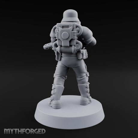 Trust the Moustache Human Armoured Heavy Weapons Soldier C — Gun 3