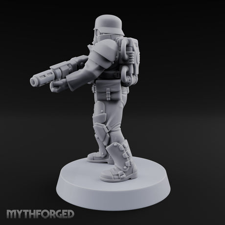 Trust the Moustache Human Armoured Heavy Weapons Soldier C — Gun 3