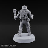 Trust the Moustache Human Armoured Heavy Weapons Soldier C — Mace and Pistol