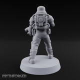 Trust the Moustache Human Armoured Heavy Weapons Soldier D — Gun 4