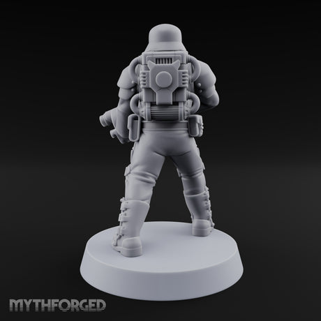 Trust the Moustache Human Armoured Heavy Weapons Soldier D — Gun 4