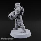 Trust the Moustache Human Armoured Heavy Weapons Soldier D — Gun 4