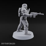 Trust the Moustache Human Armoured Heavy Weapons Soldier D — Knife and Pistol