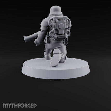 Trust the Moustache Human Armoured Heavy Weapons Soldier E — Gun 5