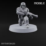 Trust the Moustache Human Armoured Heavy Weapons Soldier E — Gun 5