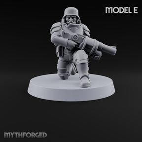 Trust the Moustache Human Armoured Heavy Weapons Soldier E — Gun 5