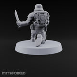 Trust the Moustache Human Armoured Heavy Weapons Soldier E — Knife and Hand Flamer