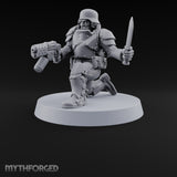 Trust the Moustache Human Armoured Heavy Weapons Soldier E — Knife and Hand Flamer