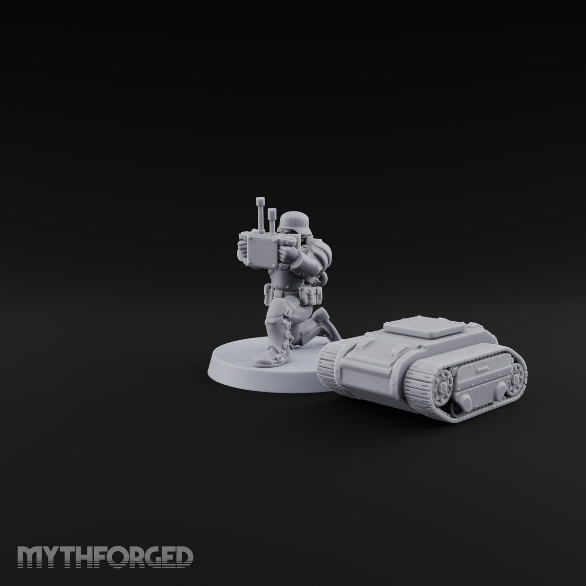 Trust the Moustache Human Armoured Heavy Weapons Soldier E — Remote Mine Operator