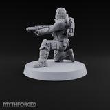 Not Here for Small Talk Human Sci-Fi Soldier A — Gun 1