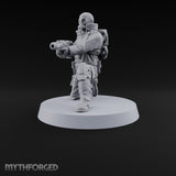 Not Here for Small Talk Human Sci-Fi Soldier A — Gun 1