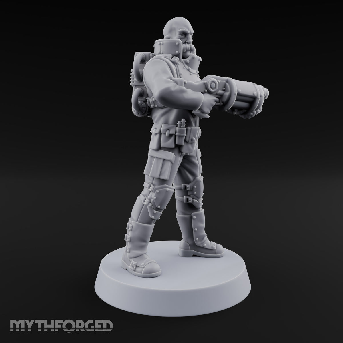 Not Here for Small Talk Human Gas-Masked Sci-Fi Soldiers — B · Gun 1 + Gun 2 + Gun 3 + Gun 4 + Gun 5 + Gun 6