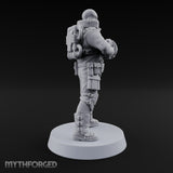 Not Here for Small Talk Human Sci-Fi Soldier B — Gun 2