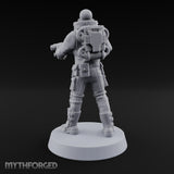 Not Here for Small Talk Human Sci-Fi Soldier B — Gun 2