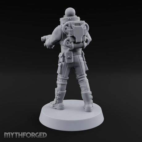 Not Here for Small Talk Human Sci-Fi Soldier B — Gun 2