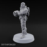 Not Here for Small Talk Human Sci-Fi Soldier B — Gun 2