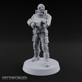 Not Here for Small Talk Human Sci-Fi Soldier B — Gun 2