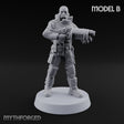 Not Here for Small Talk Human Sci-Fi Soldier B — Gun 2