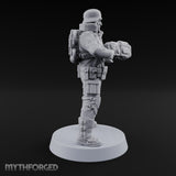 Not Here for Small Talk Human Sci-Fi Soldier C — Gun 3