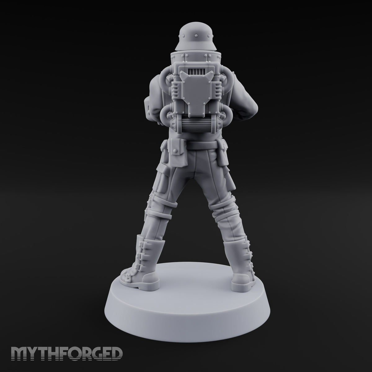 Not Here for Small Talk Human Sci-Fi Soldier C — Gun 3