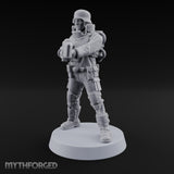 Not Here for Small Talk Human Sci-Fi Soldier C — Gun 3