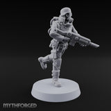 Not Here for Small Talk Human Sci-Fi Soldier D — Gun 4