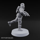 Not Here for Small Talk Human Sci-Fi Soldier D — Gun 4