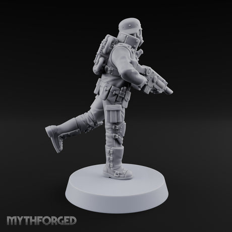 Not Here for Small Talk Human Sci-Fi Soldier D — Gun 4