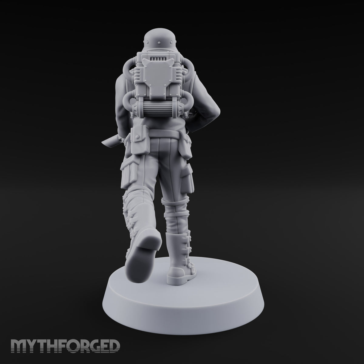 Not Here for Small Talk Human Sci-Fi Soldier D — Gun 4