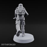 Not Here for Small Talk Human Sci-Fi Soldier D — Gun 4