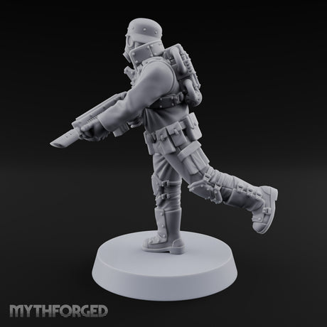 Not Here for Small Talk Human Sci-Fi Soldier D — Gun 4